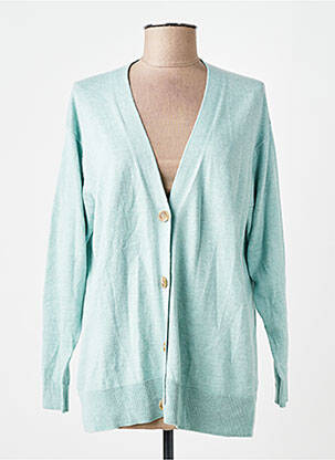 Gilet manches longues vert MANGO femme