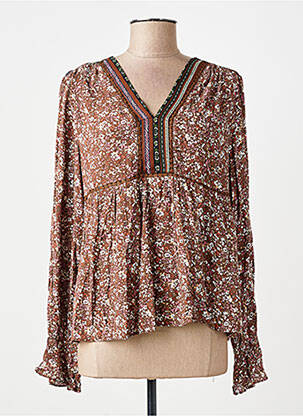 Chemisier marron CHERRY PARIS femme