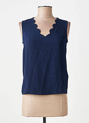 Top bleu NAF NAF femme