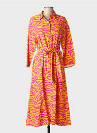 Robe longue orange VILA femme