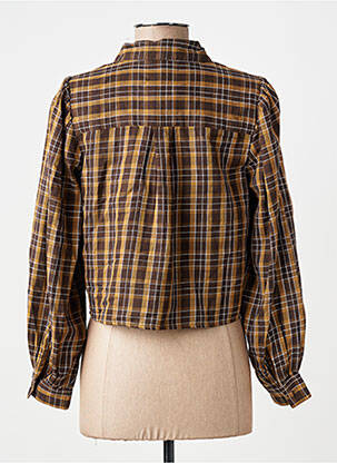 Chemisier marron ONLY femme