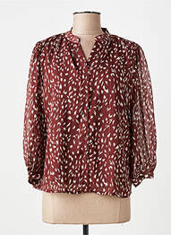 Chemisier marron SWEEWË femme