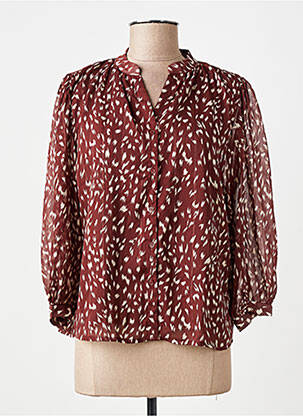 Chemisier marron SWEEWË femme