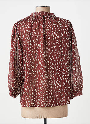 Chemisier marron SWEEWË femme