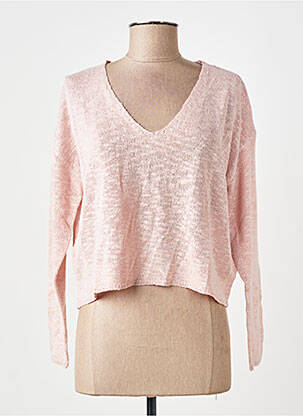 Pull rose MANGO femme