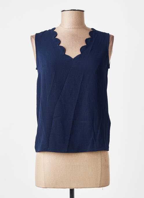 Top bleu NAF NAF femme