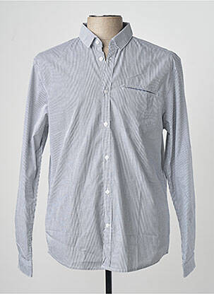Chemise manches longues gris TOM TAILOR homme
