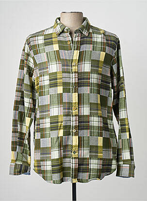 Chemise manches longues vert SCOTCH & SODA homme