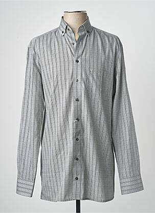 Chemise manches longues vert OLYMP homme