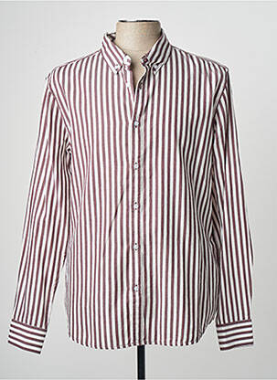 Chemise manches longues marron MEXX homme