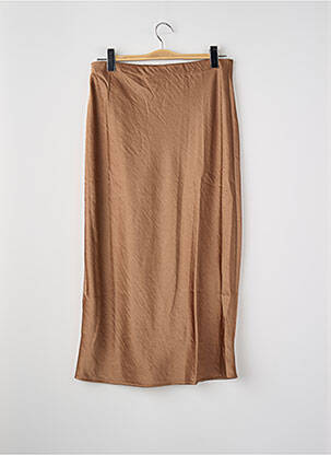 Jupe mi-longue marron Y.A.S femme
