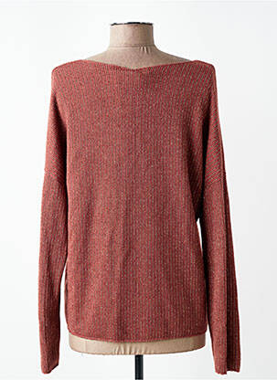 Pull marron TERRA DI SIENA femme