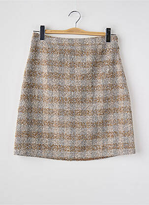 Jupe courte marron TOM TAILOR femme