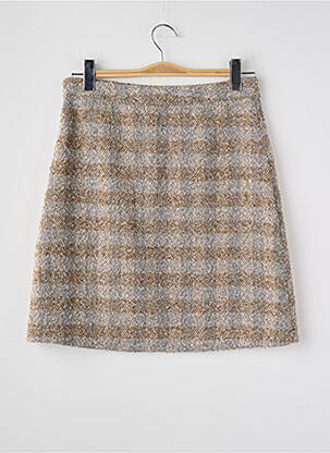 Jupe courte marron TOM TAILOR femme