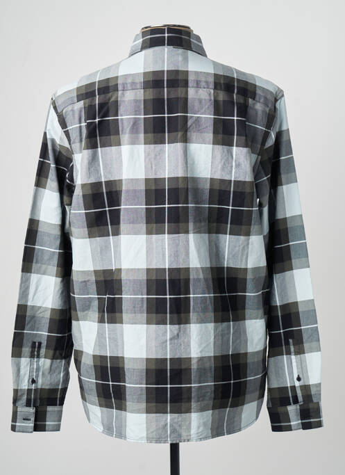 Chemise manches longues gris FRED PERRY homme