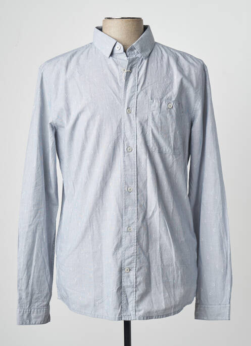 Chemise manches longues gris TOM TAILOR homme