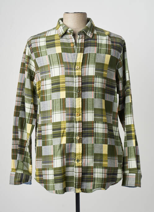 Chemise manches longues vert SCOTCH & SODA homme