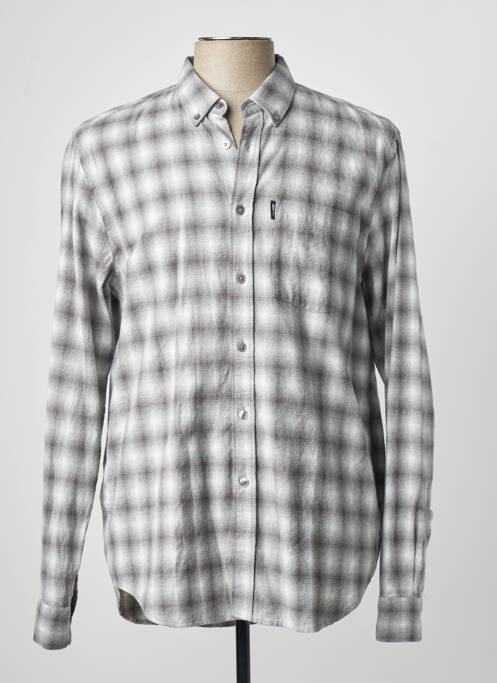 Chemise manches longues gris ESSENTIEL ANTWERP homme