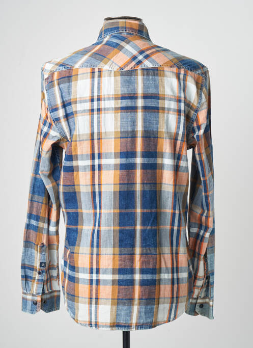 Chemise manches longues bleu GARCIA homme