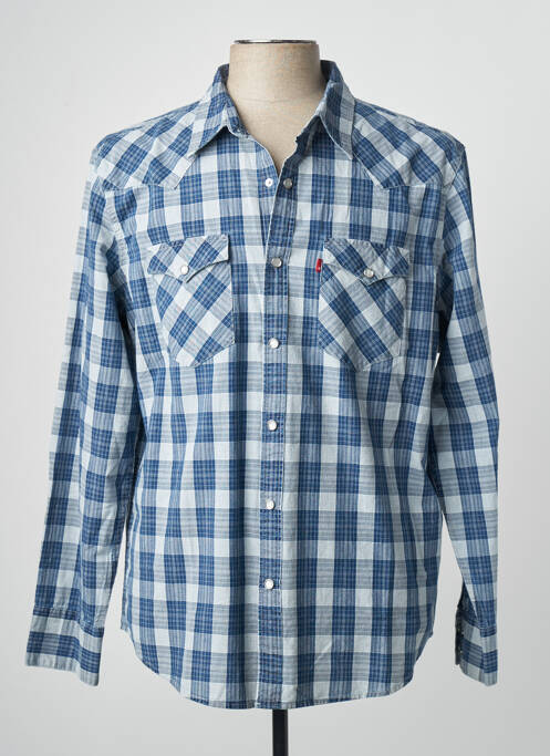 Chemise manches longues bleu LEVIS homme