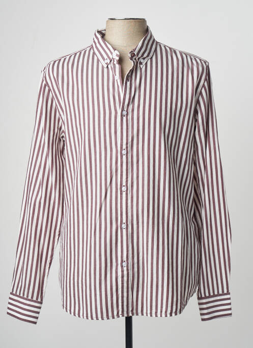 Chemise manches longues marron MEXX homme