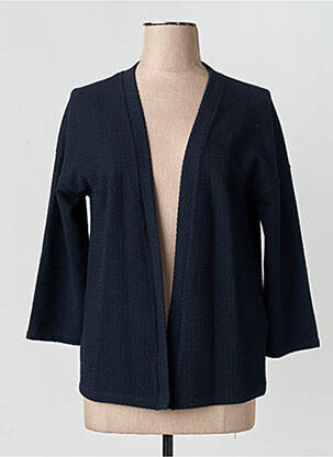 Gilet manches longues bleu STREET ONE femme