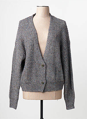 Gilet manches longues gris ESPRIT femme