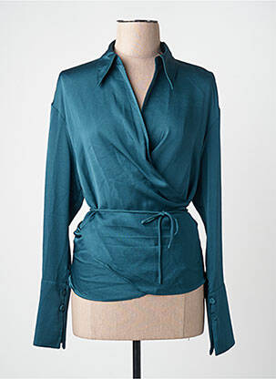 Chemisier vert MANGO femme