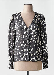 Chemisier noir OBJECT femme