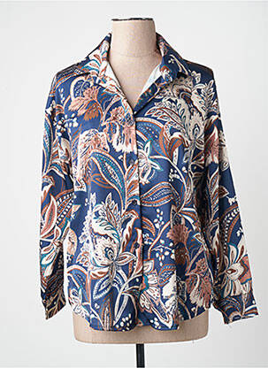 Chemisier bleu TERRA DI SIENA femme