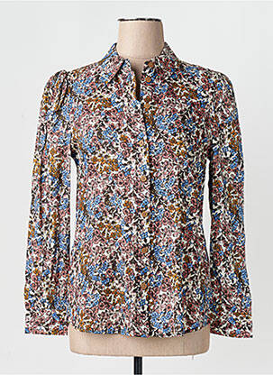 Chemisier marron OBJECT femme