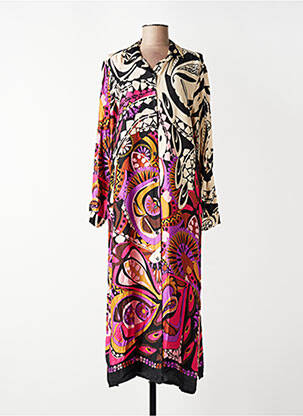 Robe mi-longue rose TERRA DI SIENA femme