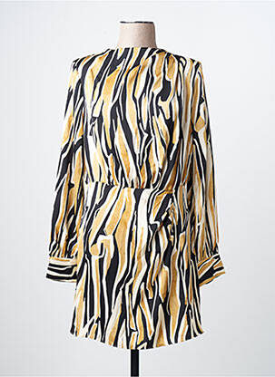 Robe courte beige MANGO femme