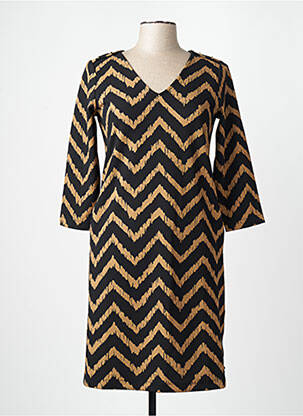 Robe mi-longue marron GARCIA femme