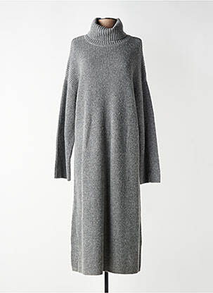 Robe longue gris SELECTED femme