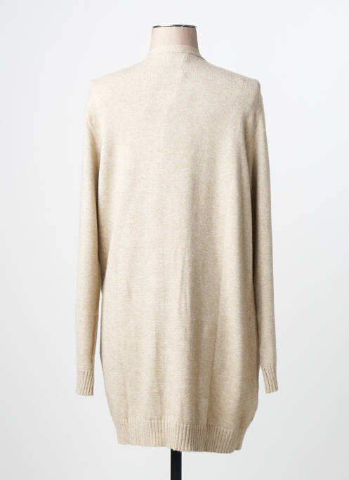Gilet manches longues beige VILA femme