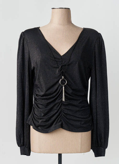 T-shirt noir MORGAN femme