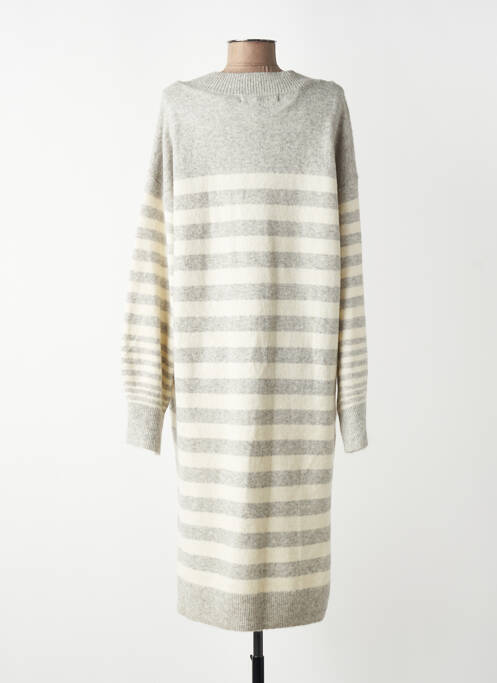 Robe mi-longue gris VERO MODA femme