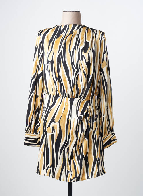 Robe courte beige MANGO femme