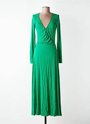 Robe longue vert ASTRID BLACK LABEL femme