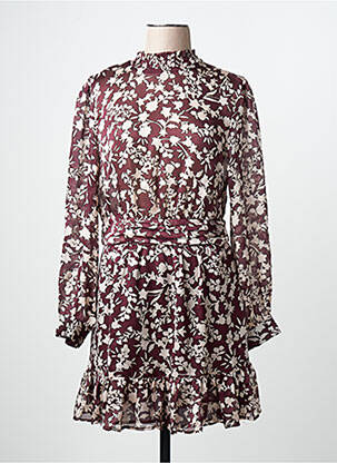 Robe courte violet MANGO femme