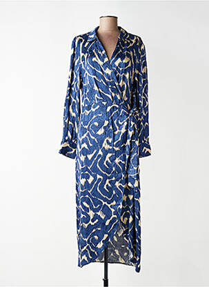 Robe courte bleu MANGO femme