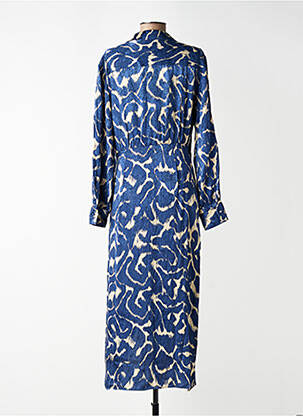 Robe courte bleu MANGO femme