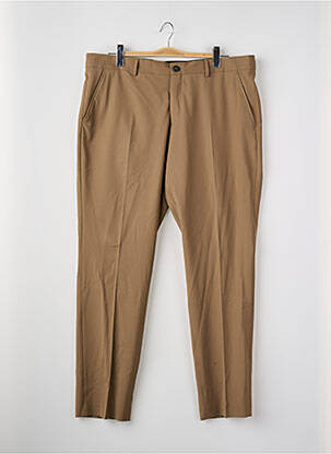 Pantalon droit marron SELECTED homme