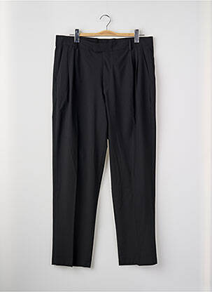 Pantalon droit noir MANGO homme