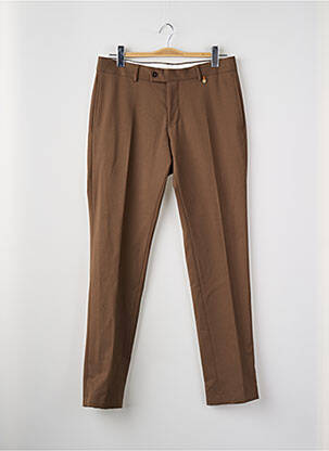 Pantalon droit marron LE FABULEUX MARCEL DE BRUXELLES homme