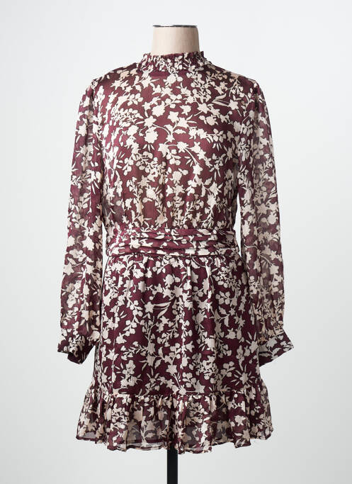 Robe courte violet MANGO femme