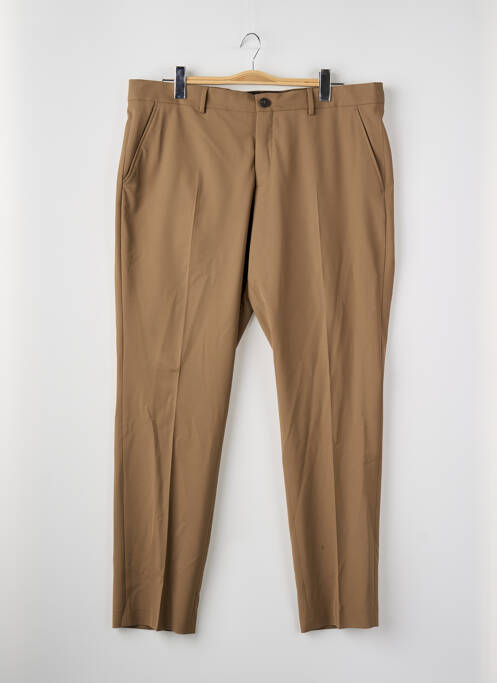 Pantalon droit marron SELECTED homme