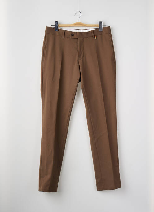 Pantalon droit marron LE FABULEUX MARCEL DE BRUXELLES homme