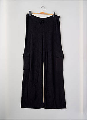 Pantalon cargo noir MANGO femme